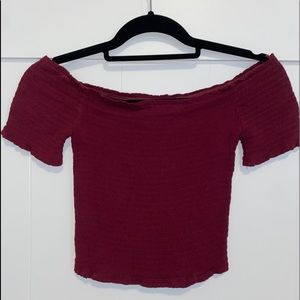 Off the shoulder top!